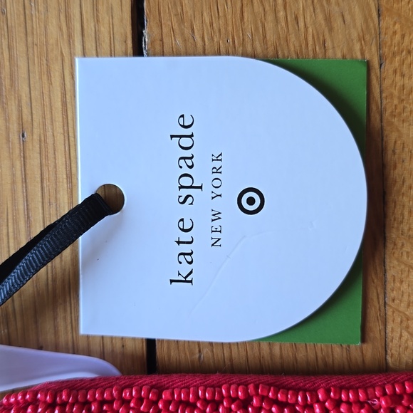 NWT, kate spade new york x Target, Going to Target Beaded Clutch, 8.25\